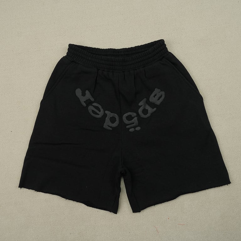 Sp5der OG Web V2 Phantom Sweatshort Black - 3