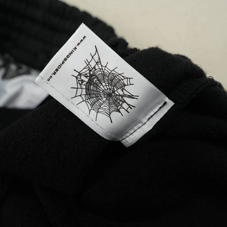 Sp5der OG Web V2 Phantom Sweatshort Black - 7