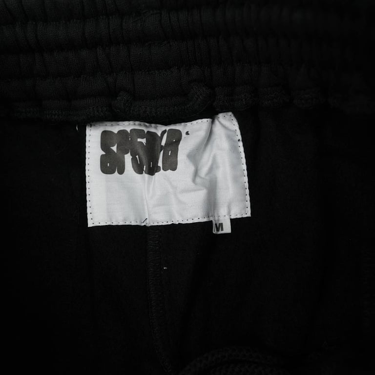Sp5der OG Web V2 Phantom Sweatshort Black - 8