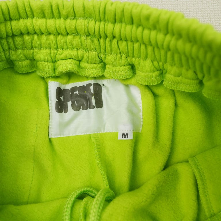 Sp5der OG Web V2 Sweatshort Acid Green - 13