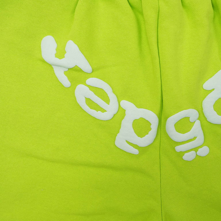 Sp5der OG Web V2 Sweatshort Acid Green - 5