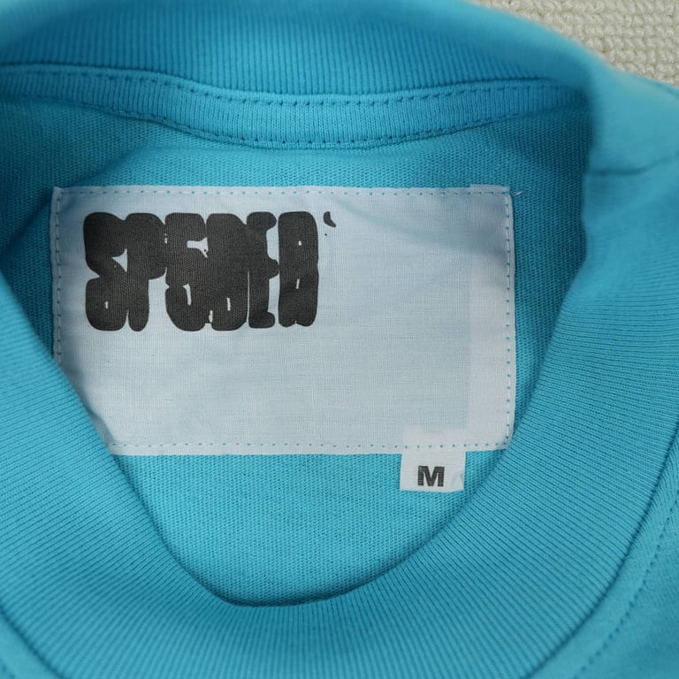 Sp5der OG Web V2 Tee Cyan - 8