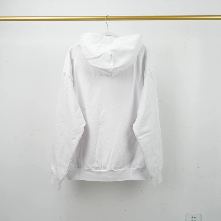 Sp5der 0G Rhinestone Logo Hoodie White - 10