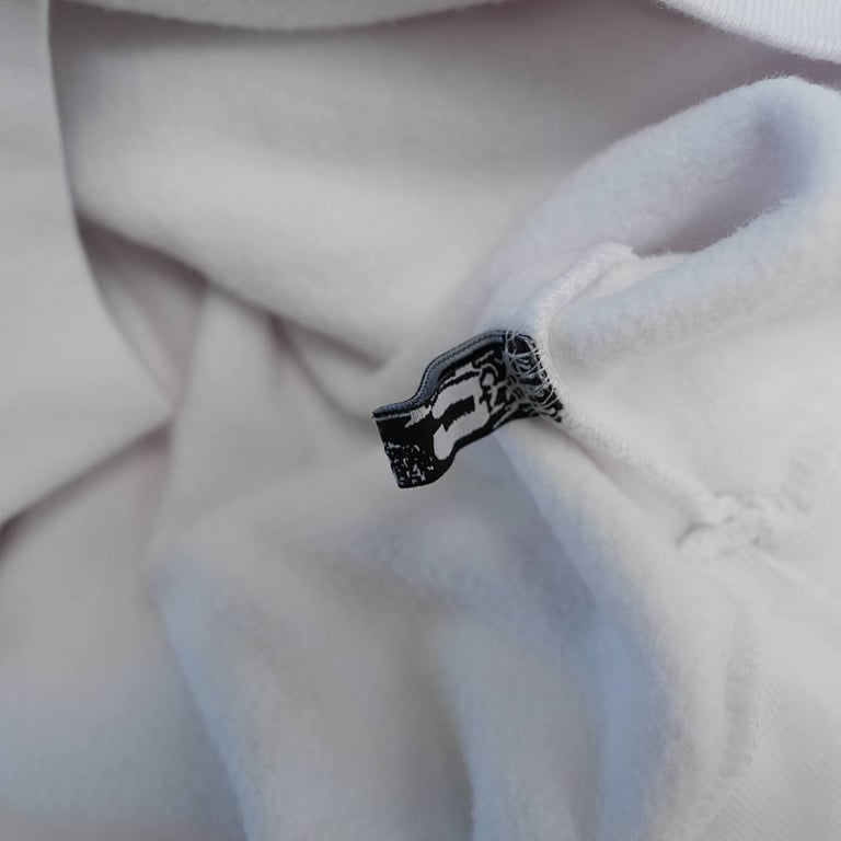 Sp5der 0G Rhinestone Logo Hoodie White - 6