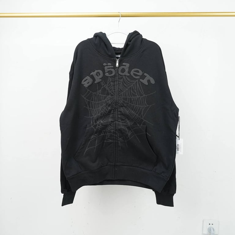 Sp5der OG Web V2 Phantom Zip Up Hoodie - 3