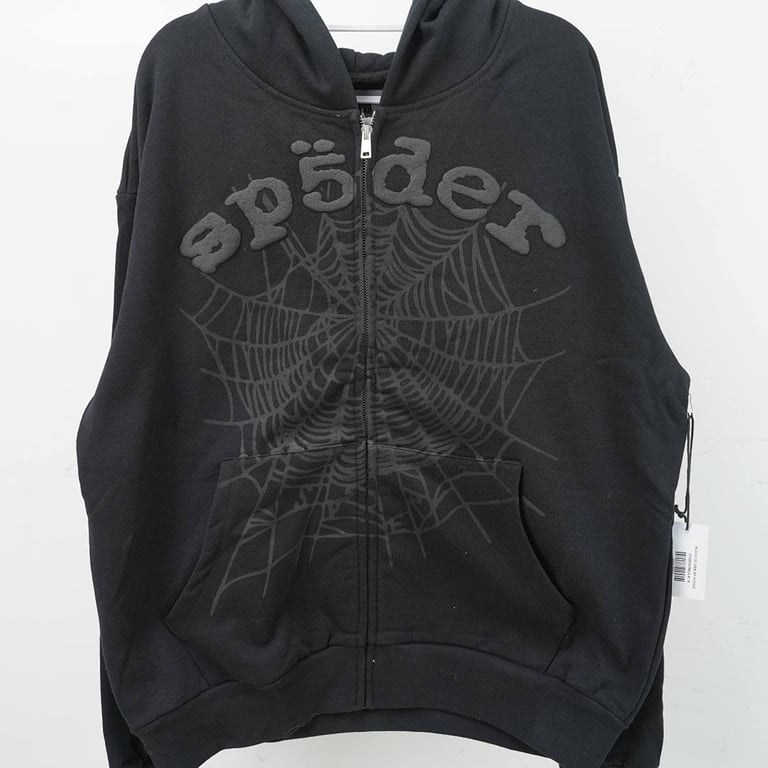 Sp5der OG Web V2 Phantom Zip Up Hoodie - 5