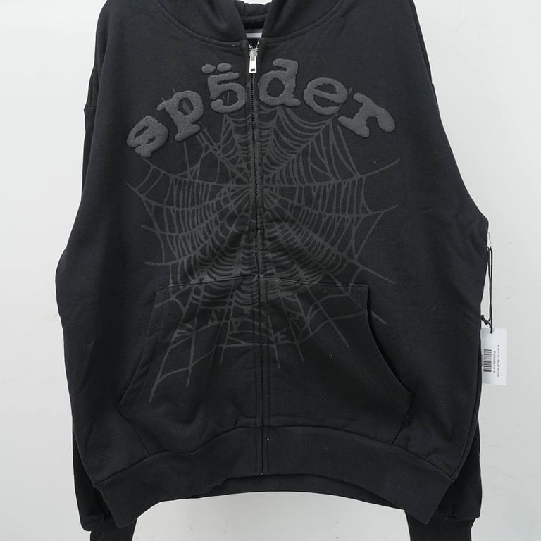 Sp5der OG Web V2 Phantom Zip Up Hoodie - 6
