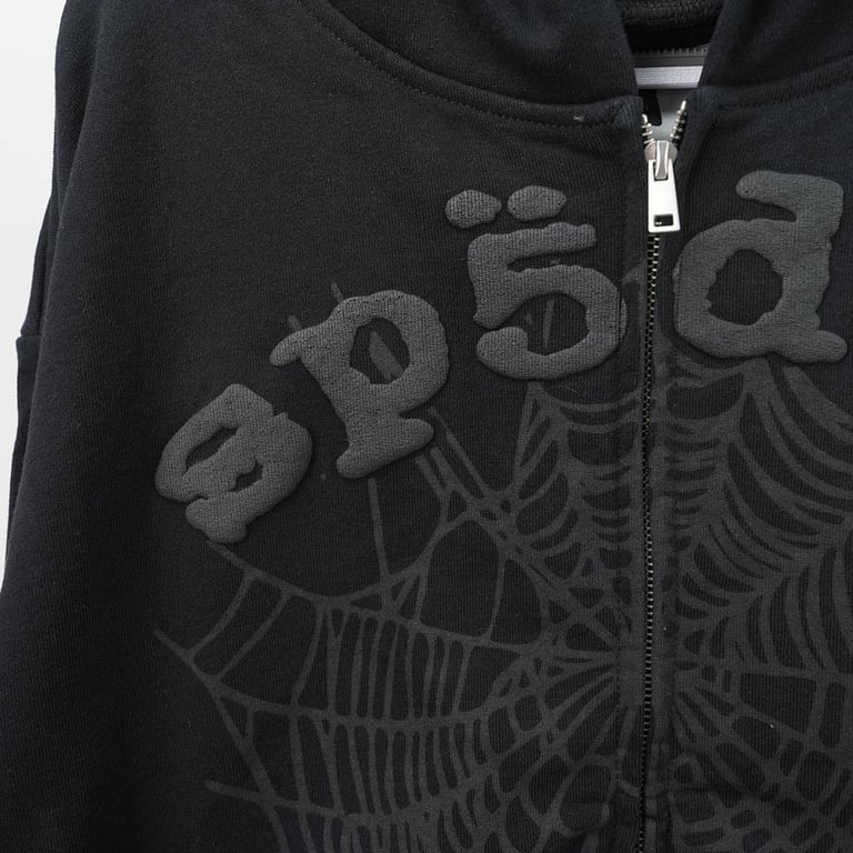 Sp5der OG Web V2 Phantom Zip Up Hoodie - 7