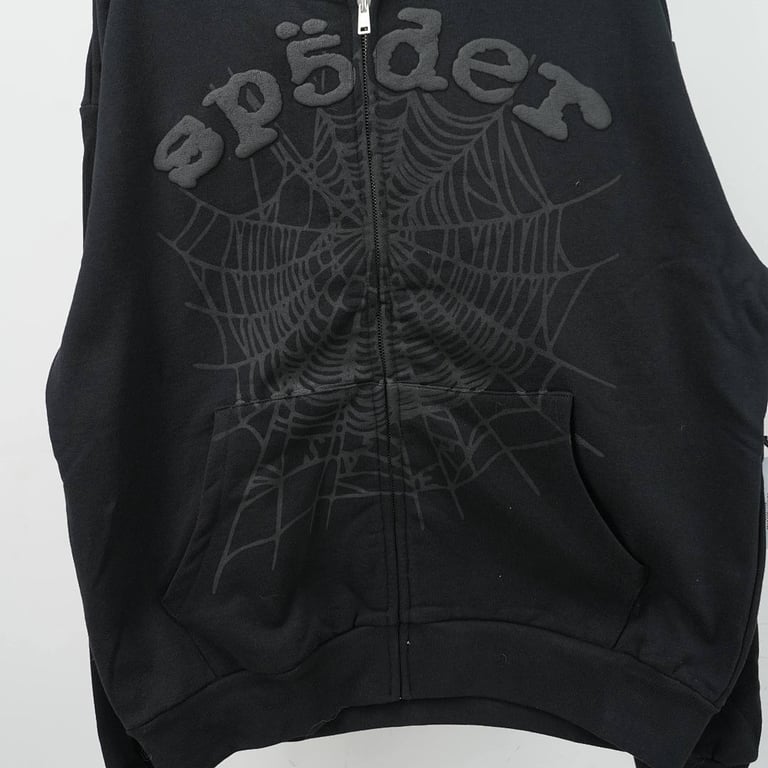 Sp5der OG Web V2 Phantom Zip Up Hoodie - 9