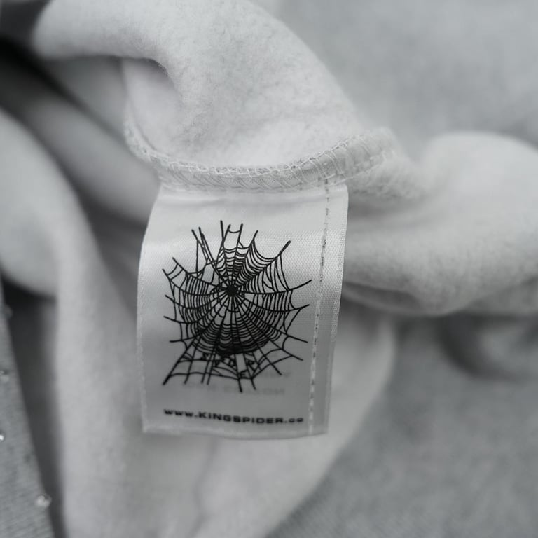 Sp5der VVS Hoodie Heather Grey - 13