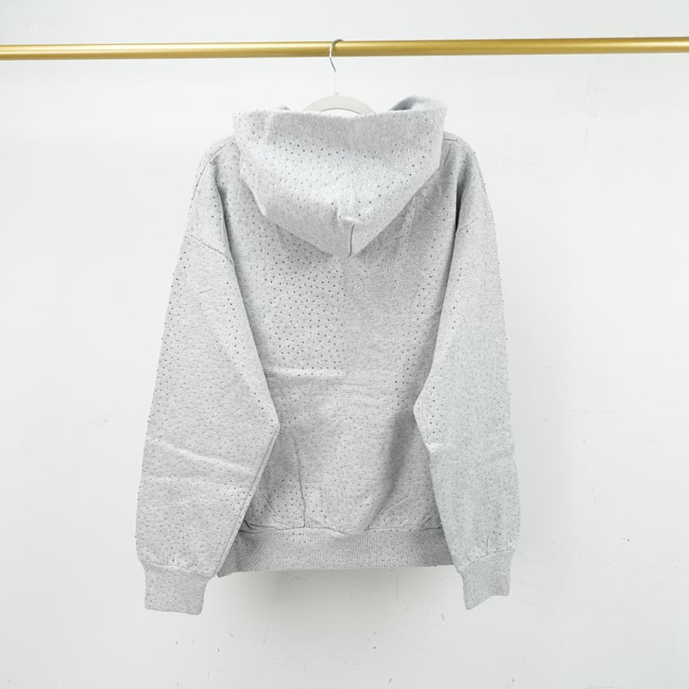 Sp5der VVS Hoodie Heather Grey - 16