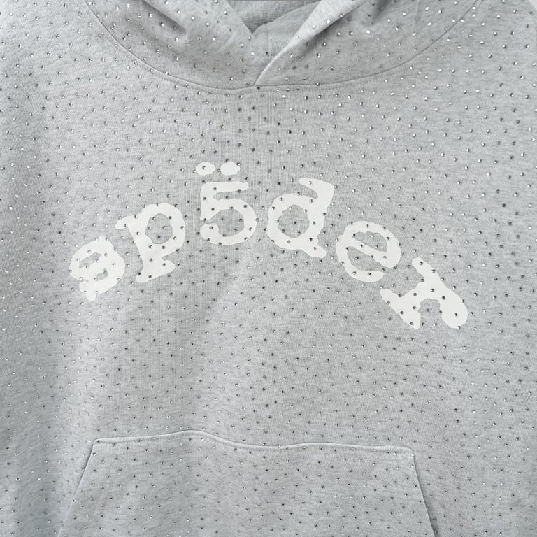 Sp5der VVS Hoodie Heather Grey - 5