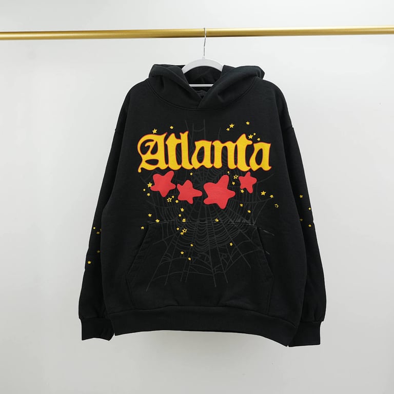 Sp5der Atlanta Hoodie Black - 3