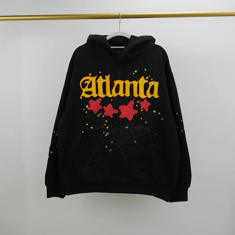 Sp5der Atlanta Hoodie Black - 4