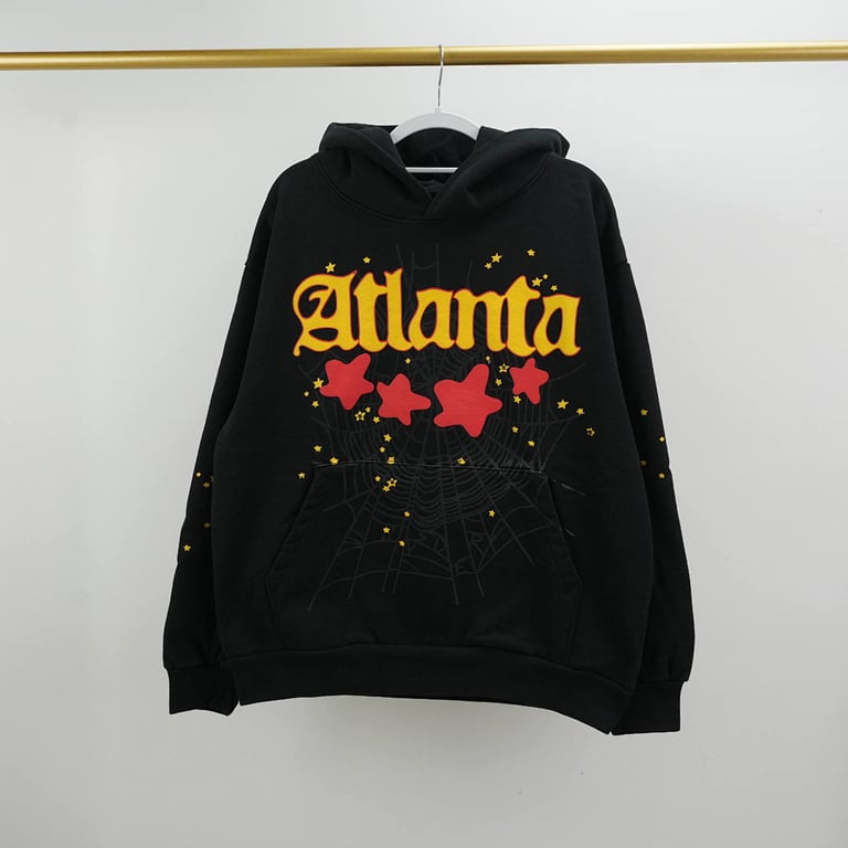 Sp5der Atlanta Hoodie Black - 5