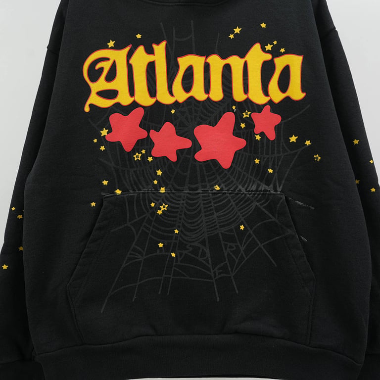Sp5der Atlanta Hoodie Black - 6