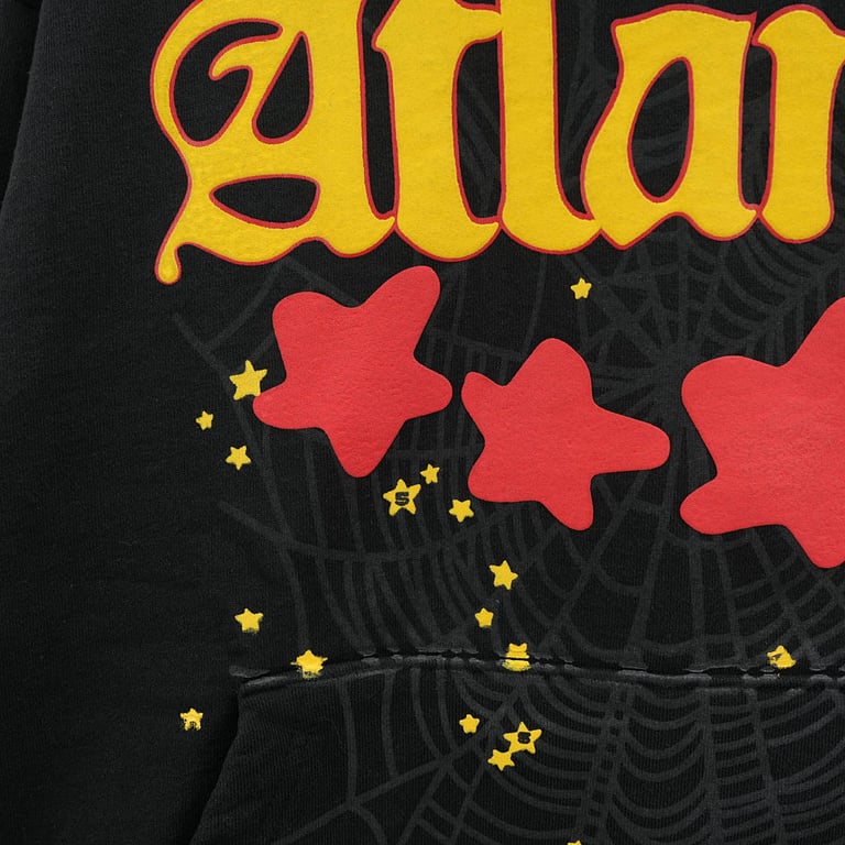 Sp5der Atlanta Hoodie Black - 7