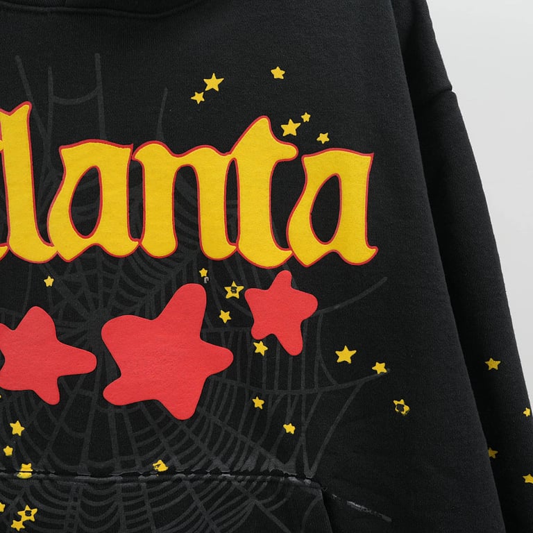 Sp5der Atlanta Hoodie Black - 8