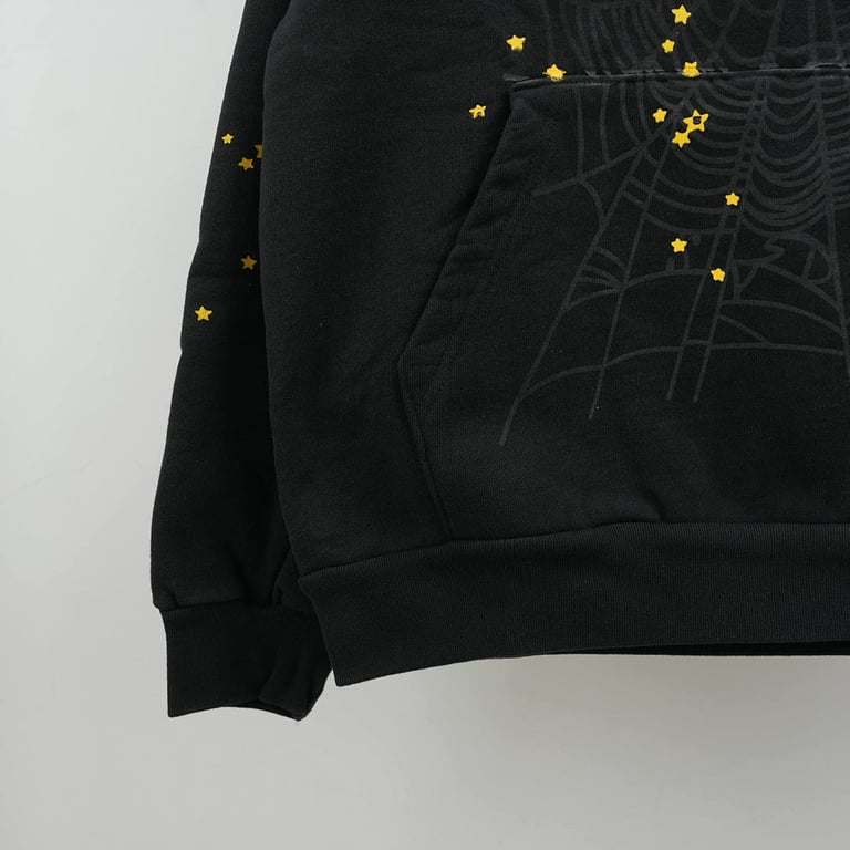 Sp5der Atlanta Hoodie Black - 9