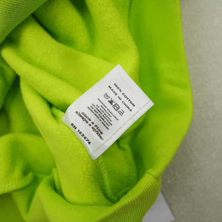 Sp5der OG Web V2 Gradient Hoodie Acid Green - 10