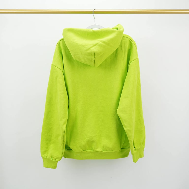 Sp5der OG Web V2 Gradient Hoodie Acid Green - 14