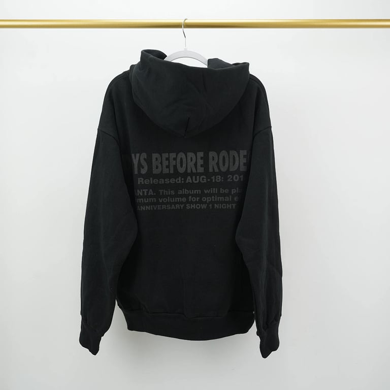 SP5DER X Travis Scott Rodeo Hoodie Black - 10