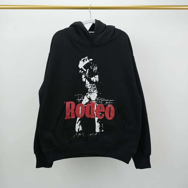 SP5DER X Travis Scott Rodeo Hoodie Black - 2