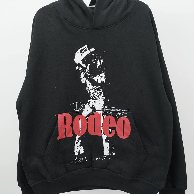 SP5DER X Travis Scott Rodeo Hoodie Black - 4
