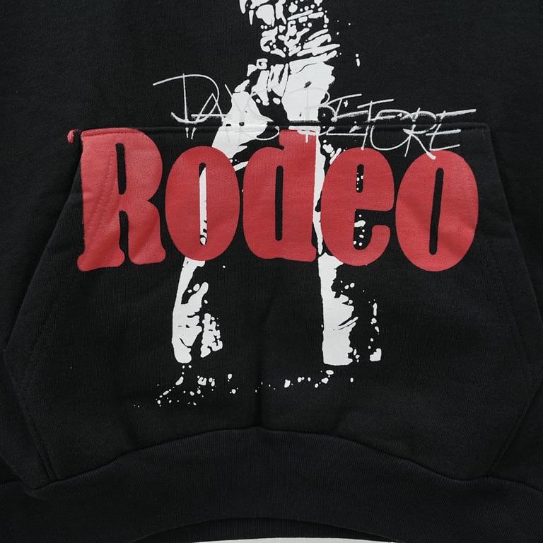 SP5DER X Travis Scott Rodeo Hoodie Black - 5