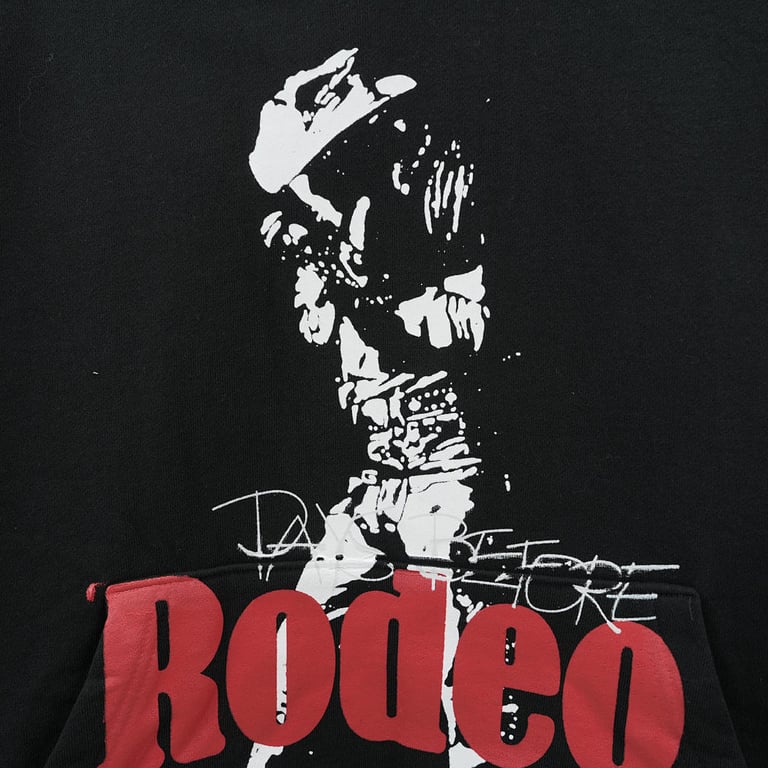 SP5DER X Travis Scott Rodeo Hoodie Black - 6