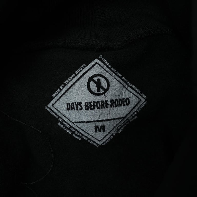 SP5DER X Travis Scott Rodeo Hoodie Black - 8