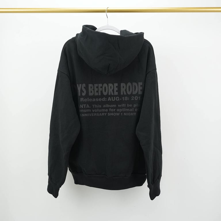 SP5DER X Travis Scott Rodeo Hoodie Black - 9
