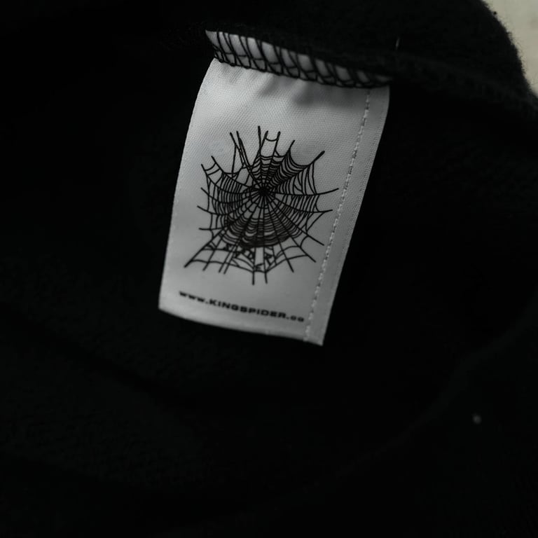 Sp5der Beluga Outline Hoodie Black - 10