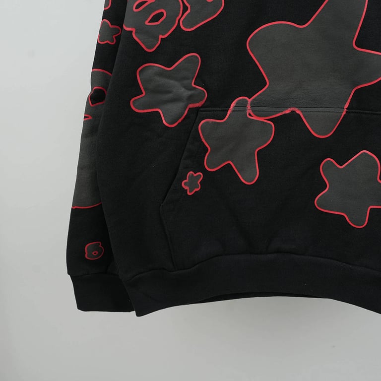 Sp5der Beluga Outline Hoodie Black - 13