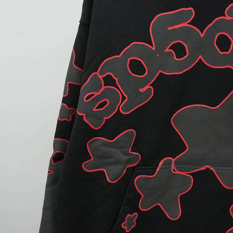 Sp5der Beluga Outline Hoodie Black - 15