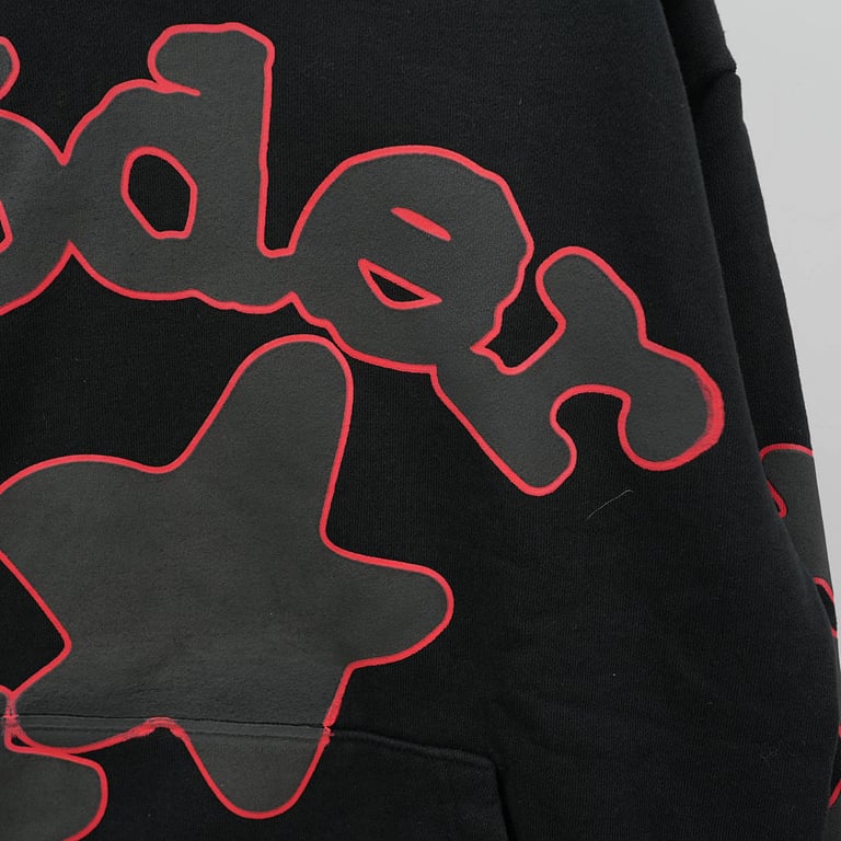 Sp5der Beluga Outline Hoodie Black - 16