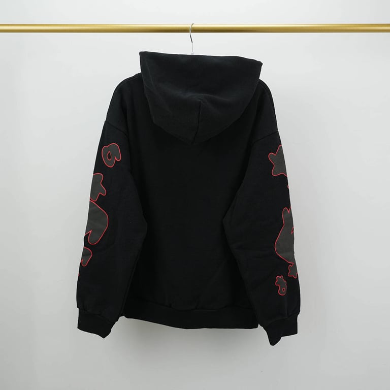 Sp5der Beluga Outline Hoodie Black - 17