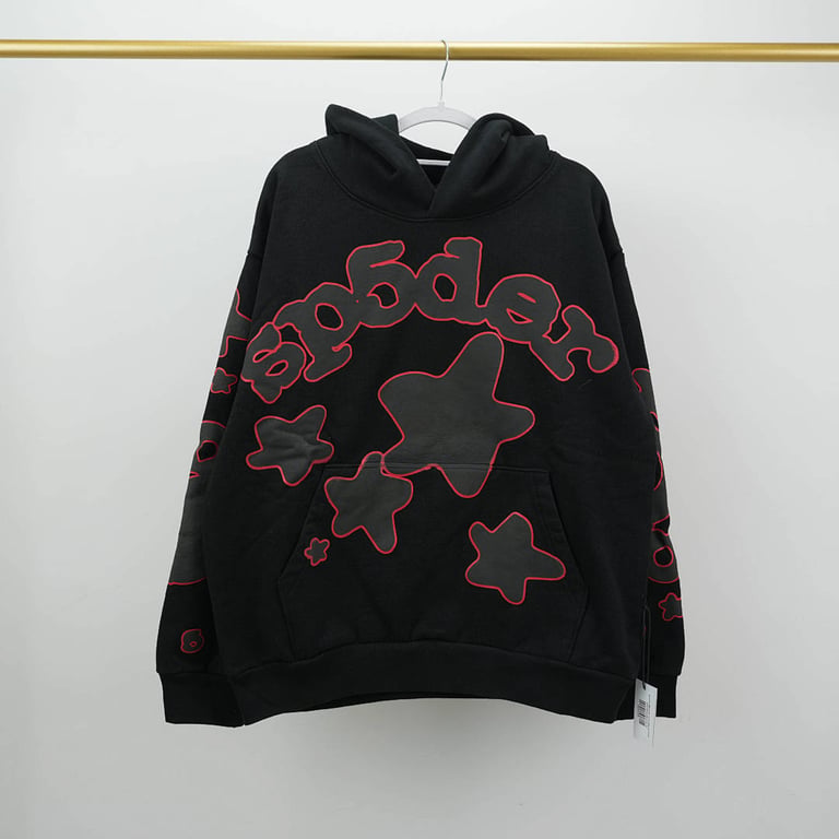 Sp5der Beluga Outline Hoodie Black - 3