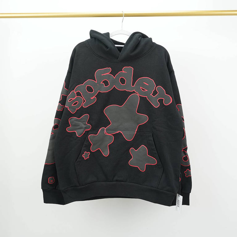 Sp5der Beluga Outline Hoodie Black - 4