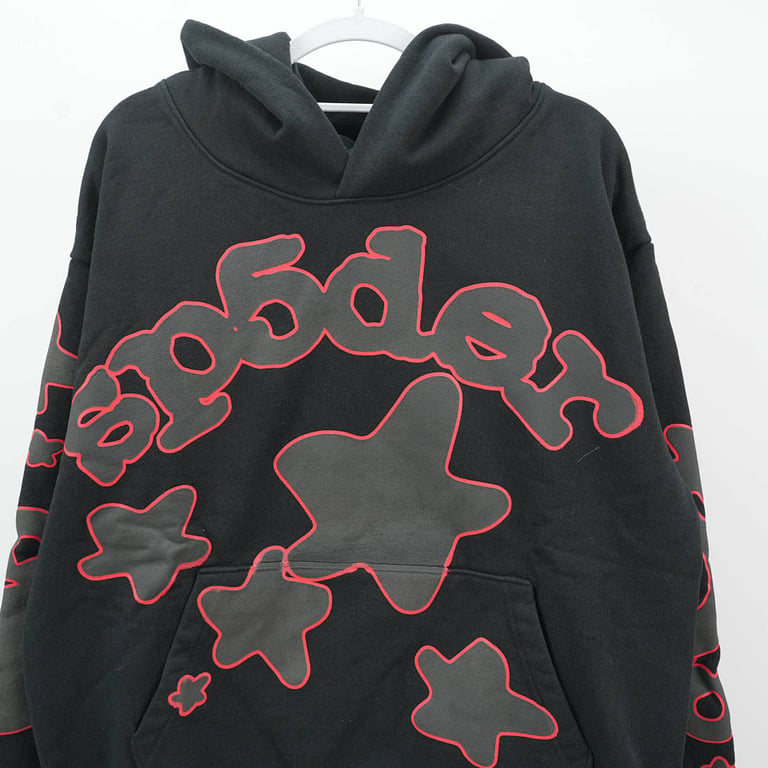 Sp5der Beluga Outline Hoodie Black - 6