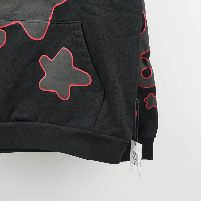 Sp5der Beluga Outline Hoodie Black - 8