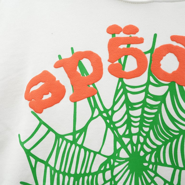 Sp5der OG Web V2 Gradient Hoodie White - 13
