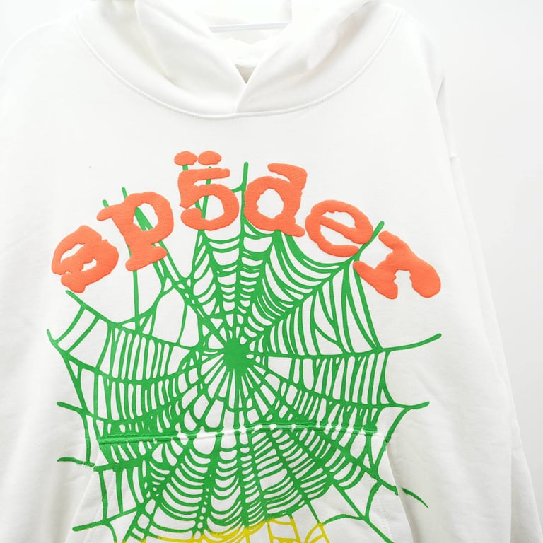 Sp5der OG Web V2 Gradient Hoodie White - 6