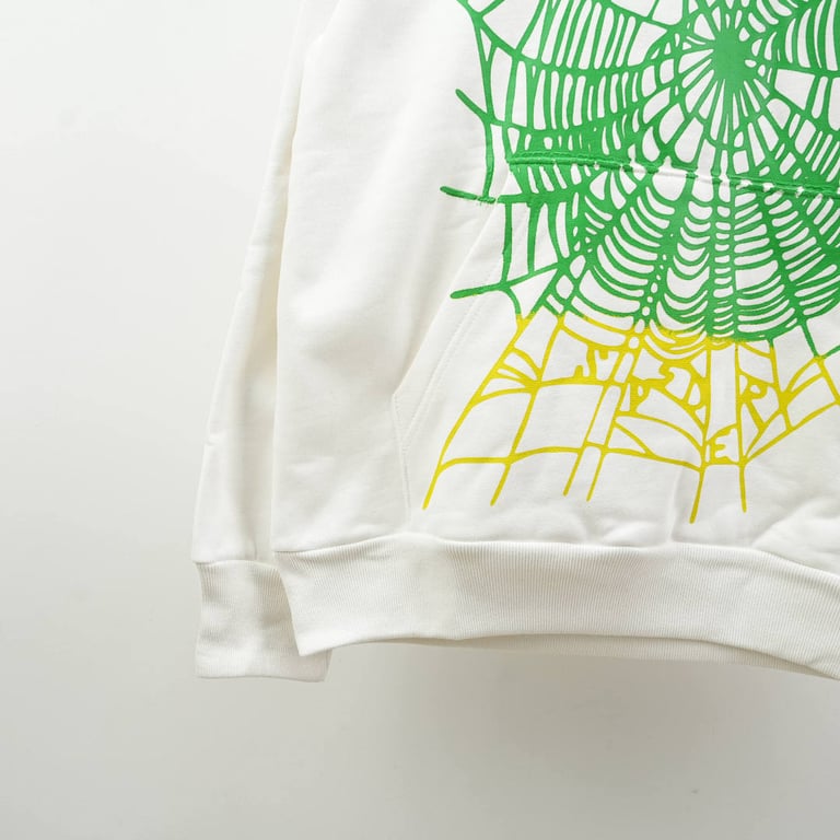 Sp5der OG Web V2 Gradient Hoodie White - 8