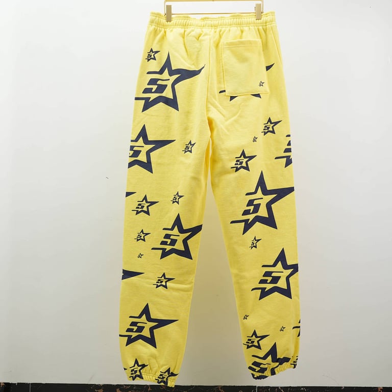 Sp5der 5Star Sweatpants Yellow - 12