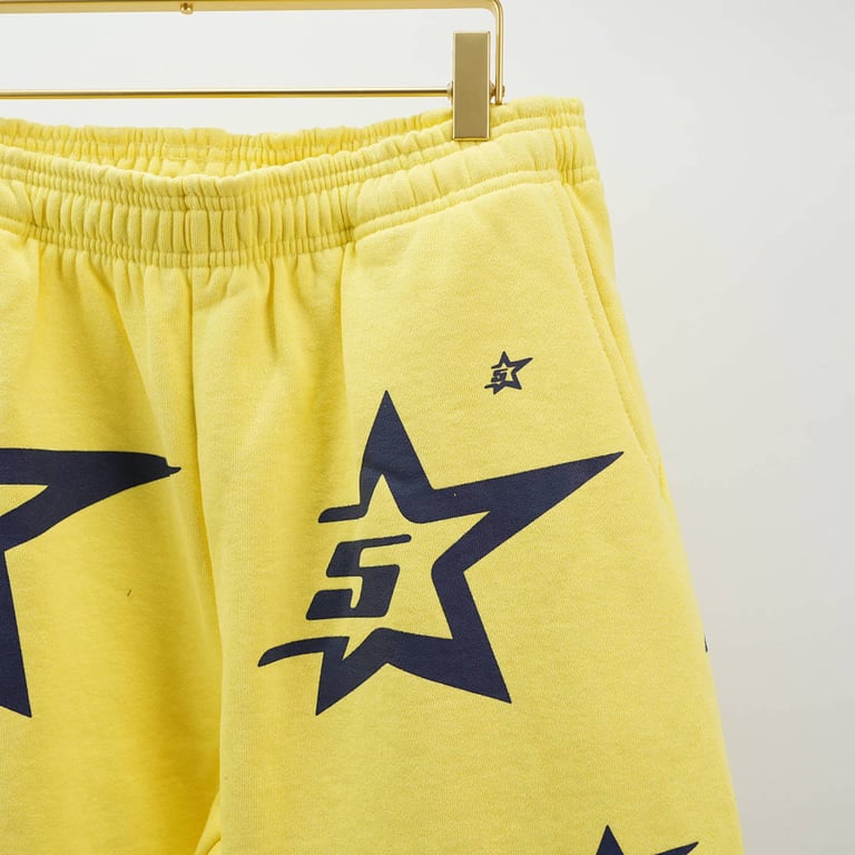 Sp5der 5Star Sweatpants Yellow - 4