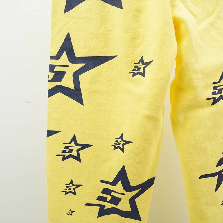 Sp5der 5Star Sweatpants Yellow - 7