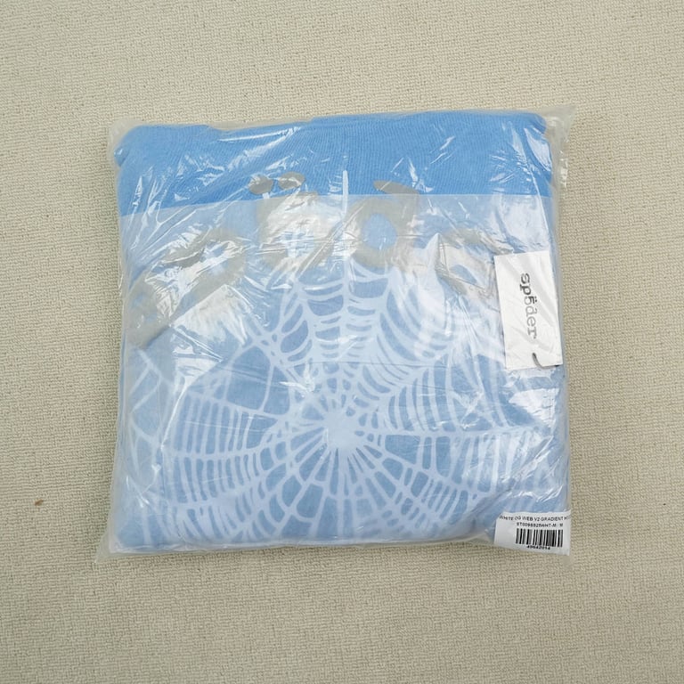 Sp5der OG Web V2 Hoodie Dusty Blue - 2