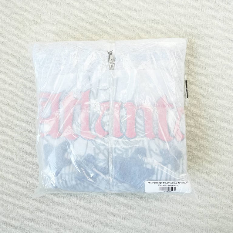 Sp5der Atlanta Full Zip Hoodie Heather Grey - 14