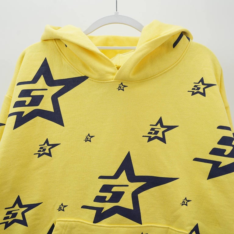 Sp5der 5Star Hoodie Yellow - 4